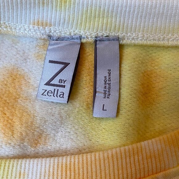 Z By Zella BNWOT "Sunset" Tie Dye Sweatshirt Pullover Cropped - Picture 5 of 7